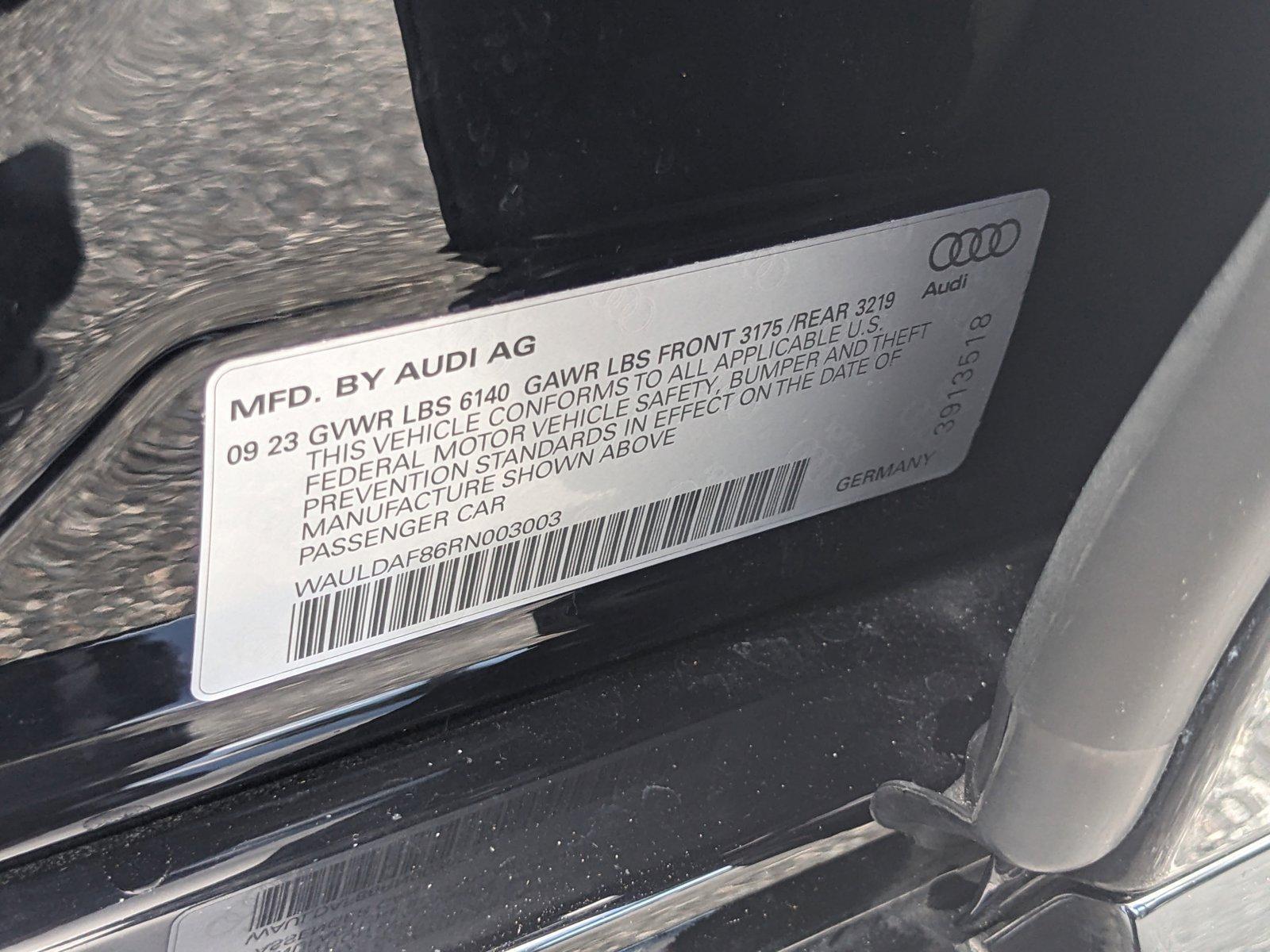 2024 Audi A8 Vehicle Photo in Orlando, FL 32811