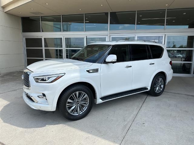 Certified 2021 INFINITI QX80 PREMIUM SELECT with VIN JN8AZ2AD2M9861449 for sale in Grapevine, TX