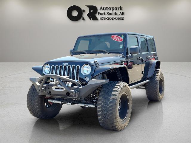 Used 2016 Jeep Wrangler Unlimited Sahara with VIN 1C4BJWEG3GL158811 for sale in Fort Smith, AR