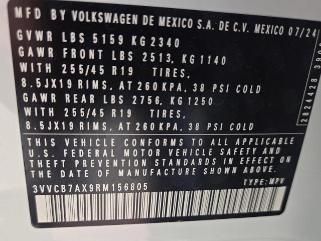 2024 Volkswagen Tiguan Vehicle Photo in WEATHERFORD, TX 76087