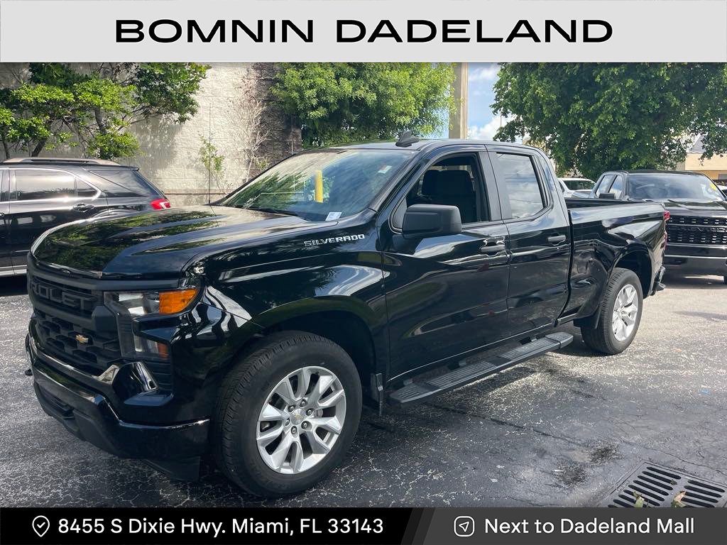 Used 2022 Chevrolet Silverado 1500 Custom with VIN 1GCRABEK2NZ624394 for sale in Miami, FL