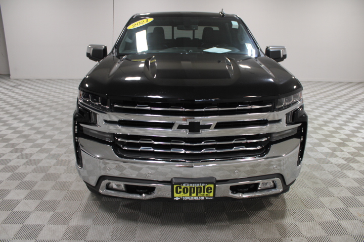 Used 2021 Chevrolet Silverado 1500 LTZ with VIN 3GCUYGET0MG124504 for sale in Louisville, NE