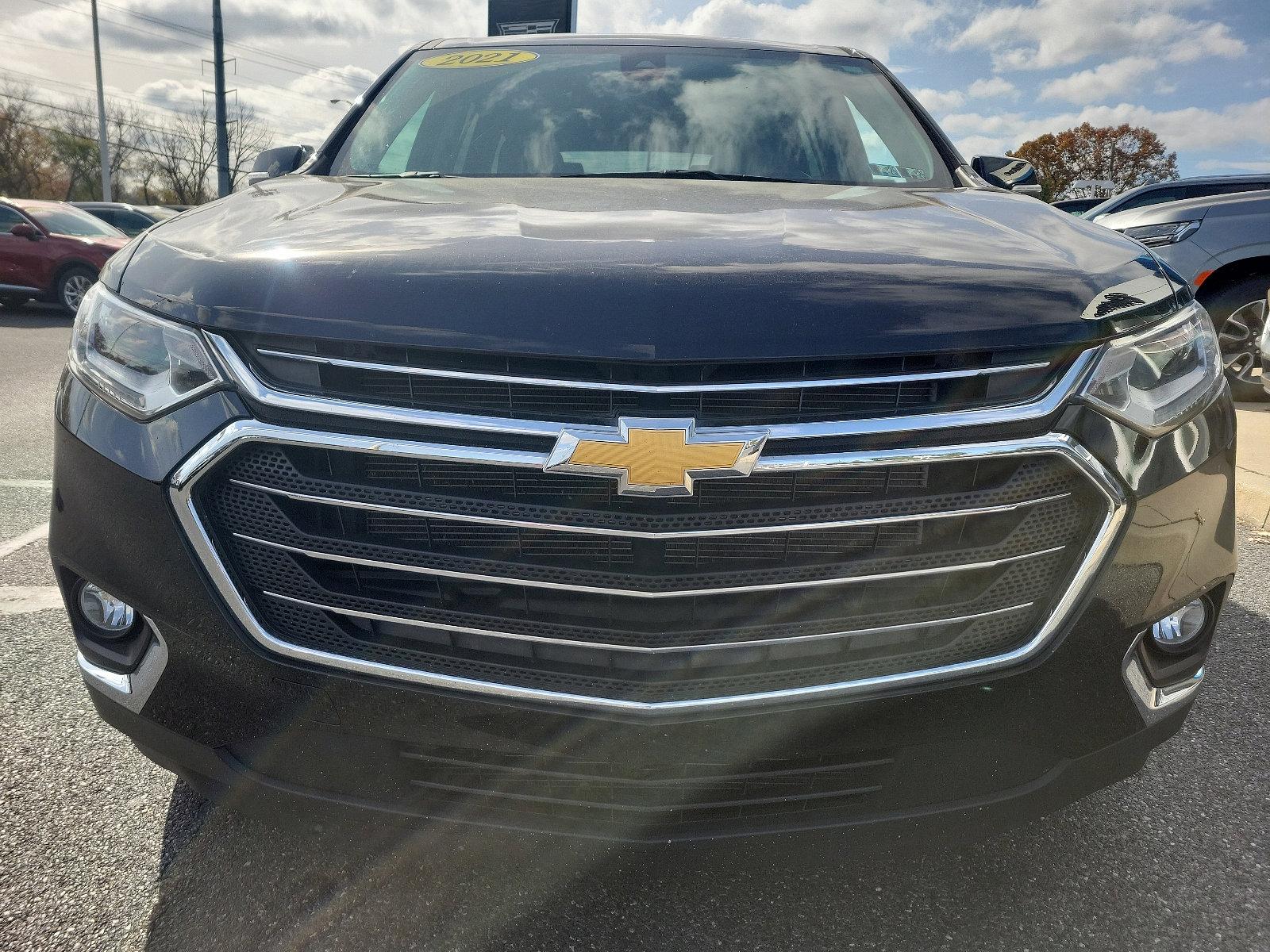 Certified 2021 Chevrolet Traverse 3LT with VIN 1GNEVHKW8MJ271418 for sale in Bethlehem, PA