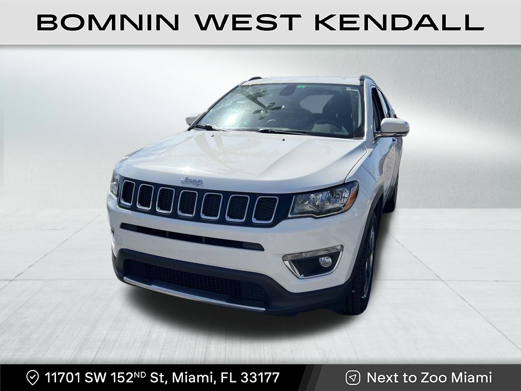 Used 2020 Jeep Compass Limited with VIN 3C4NJCCBXLT187336 for sale in Miami, FL