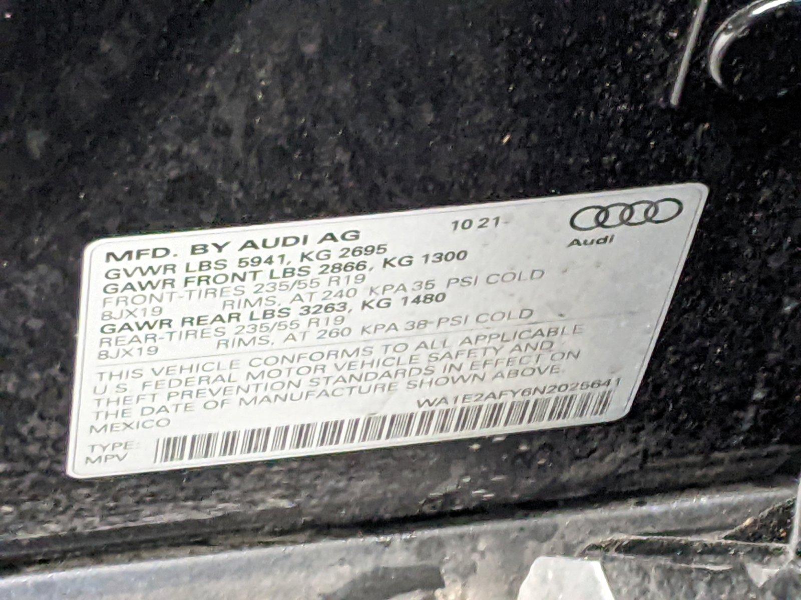 2022 Audi Q5 Vehicle Photo in Cockeysville, MD 21030