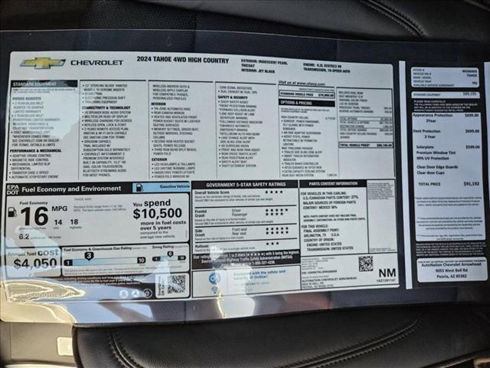 2024 Chevrolet Tahoe Vehicle Photo in PEORIA, AZ 85382-3715