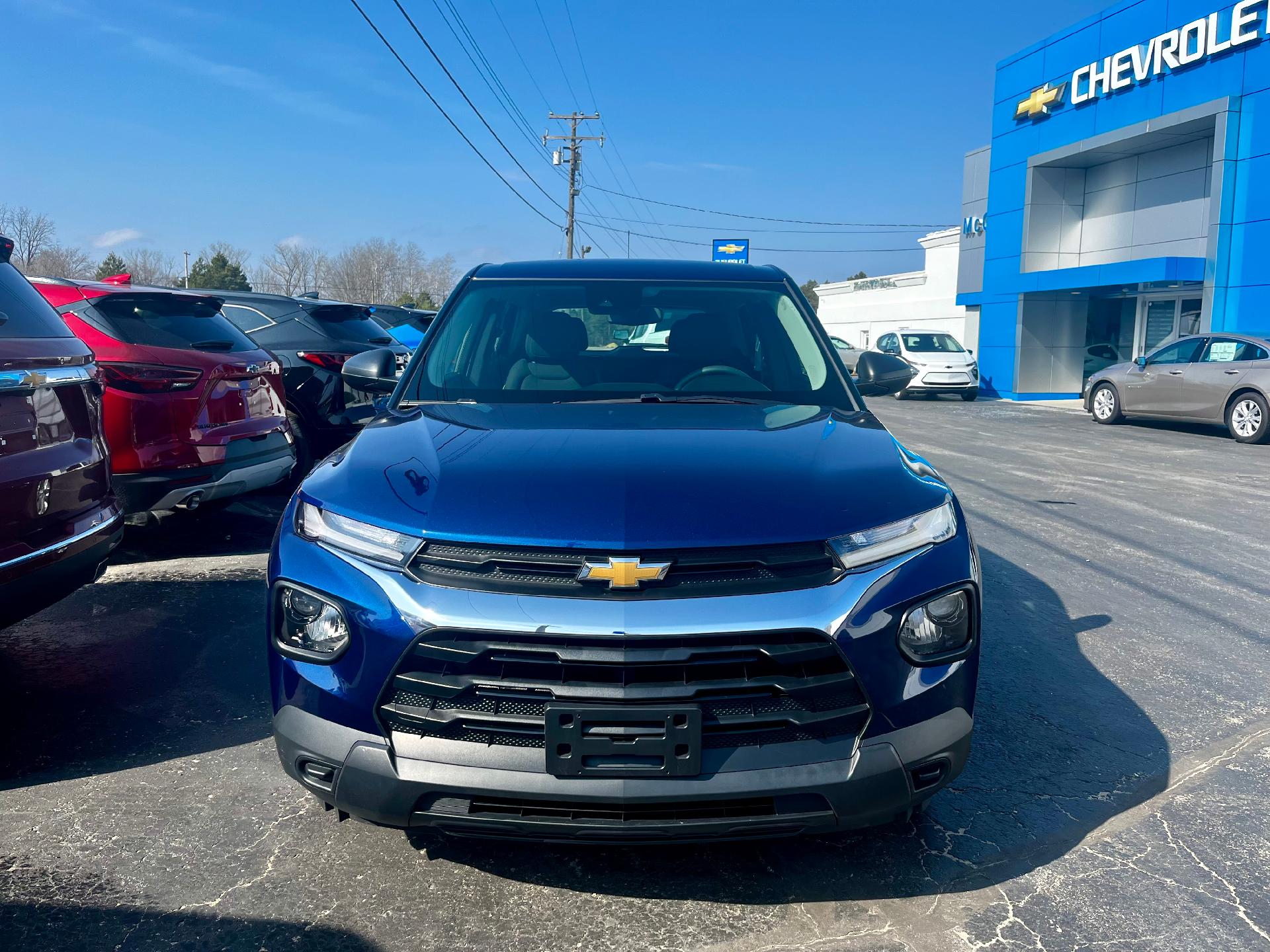 Used 2023 Chevrolet TrailBlazer LS with VIN KL79MMS26PB019259 for sale in Clare, MI