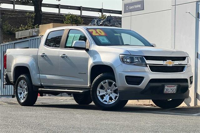 Used 2020 Chevrolet Colorado LT with VIN 1GCGSCEN0L1202396 for sale in Concord, CA