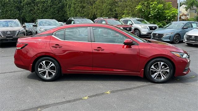 Used 2021 Nissan Sentra SV with VIN 3N1AB8CV4MY215433 for sale in Fairfield, CT