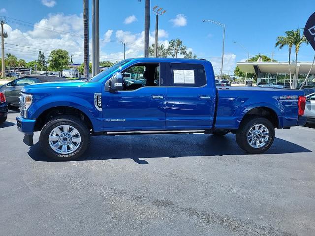 Used 2022 Ford F-250 Super Duty Platinum with VIN 1FT8W2BT4NED70236 for sale in Lighthouse Point, FL