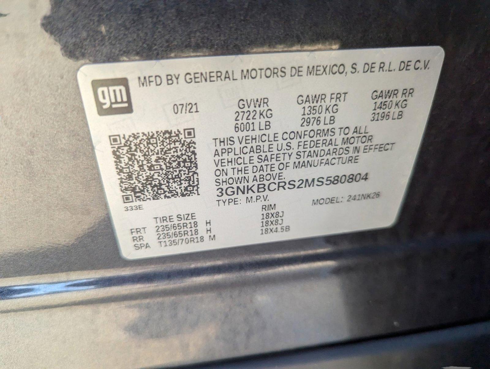 2021 Chevrolet Blazer Vehicle Photo in CORPUS CHRISTI, TX 78412-4902