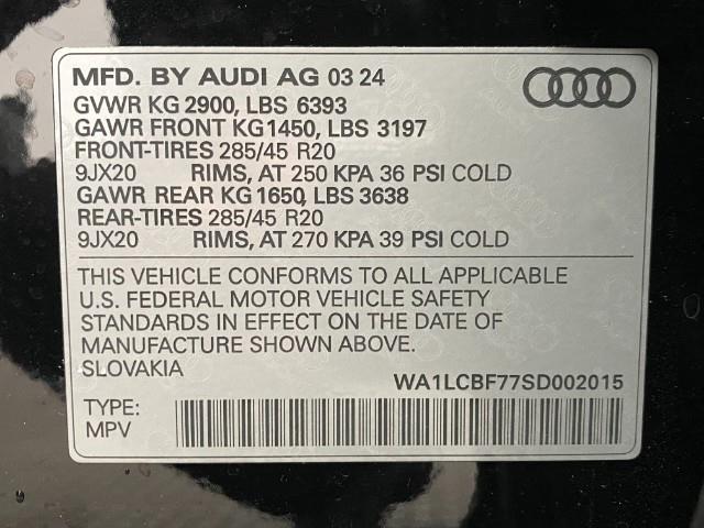 2025 Audi Q7 Vehicle Photo in Appleton, WI 54913