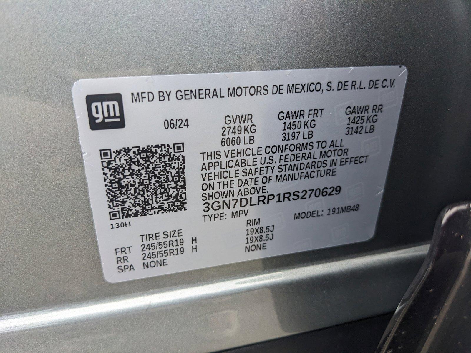 2024 Chevrolet Equinox EV Vehicle Photo in HOUSTON, TX 77034-5009