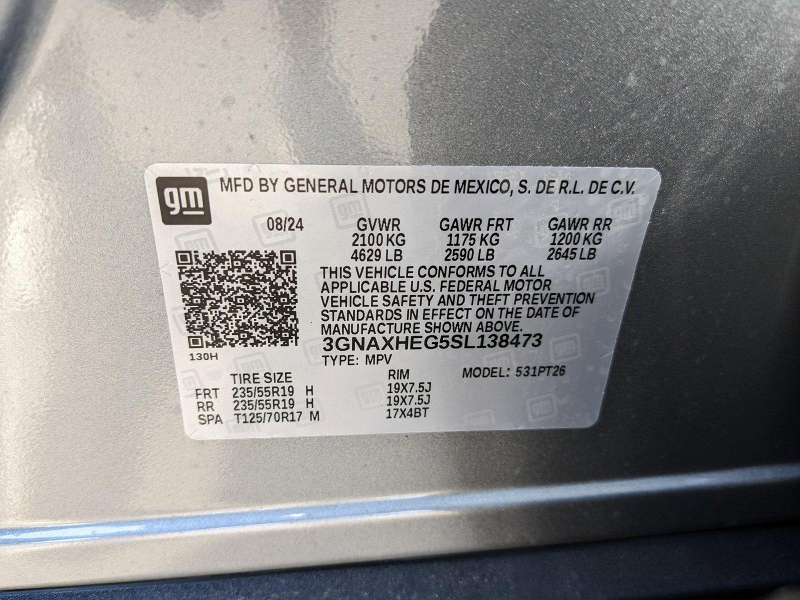 2025 Chevrolet Equinox Vehicle Photo in ORLANDO, FL 32808-7998