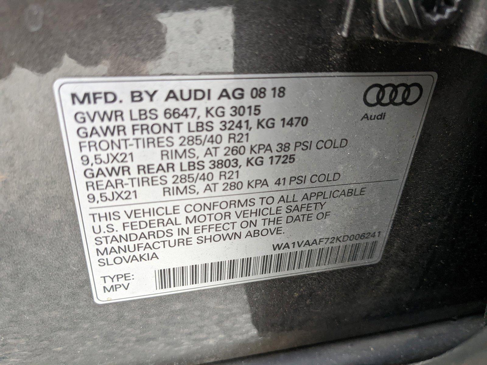 2019 Audi Q7 Vehicle Photo in Orlando, FL 32811