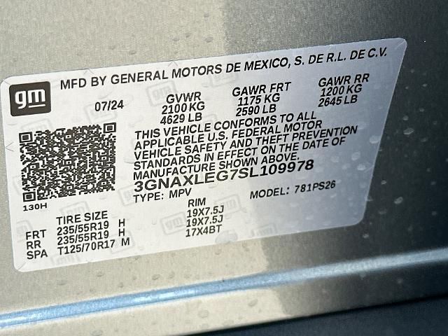 2025 Chevrolet Equinox Vehicle Photo in BARTOW, FL 33830-4397