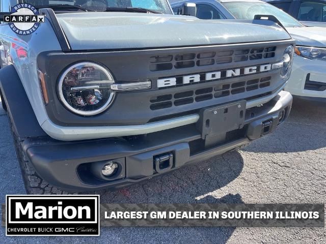 Used 2022 Ford Bronco 4-Door Black Diamond with VIN 1FMEE5BP3NLB48045 for sale in Marion, IL