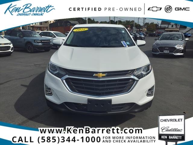 Certified 2021 Chevrolet Equinox LT with VIN 3GNAXUEV5MS167925 for sale in Batavia, NY