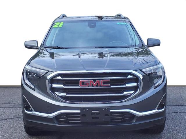 Used 2021 GMC Terrain SLT with VIN 3GKALVEV9ML375881 for sale in Smithtown, NY