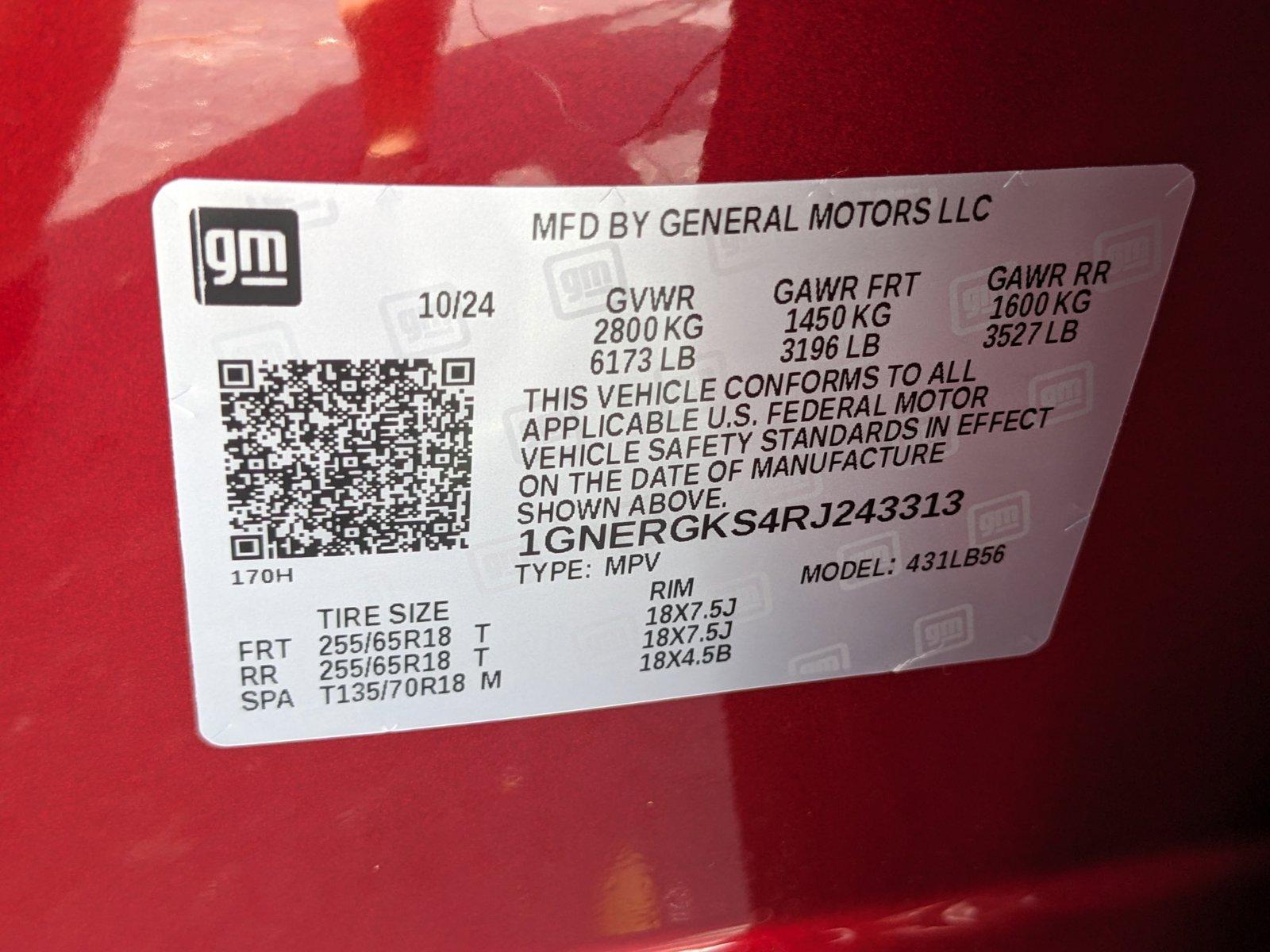 2024 Chevrolet Traverse Vehicle Photo in GREENACRES, FL 33463-3207