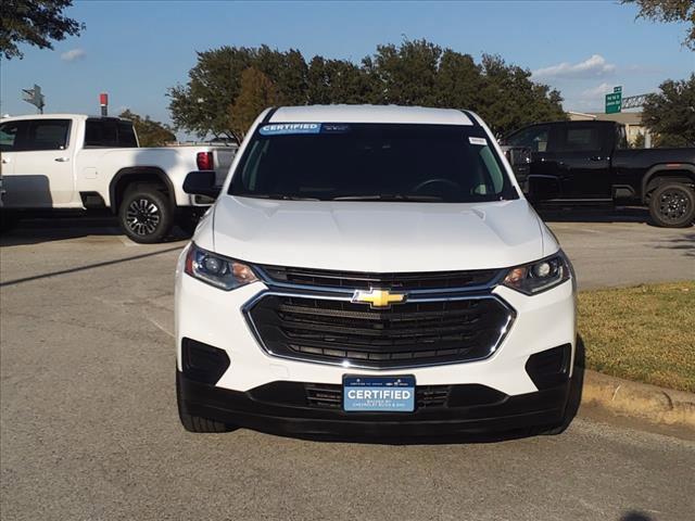 Certified 2020 Chevrolet Traverse LS with VIN 1GNERFKW6LJ229580 for sale in Denton, TX