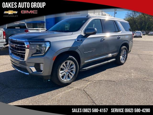 Used 2021 GMC Yukon SLT with VIN 1GKS1BKD1MR436332 for sale in Greenville, MS