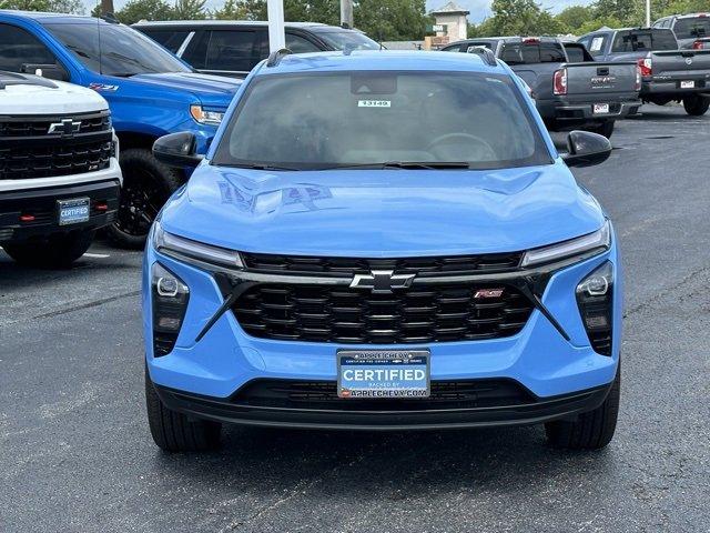 Certified 2024 Chevrolet Trax RS with VIN KL77LJE22RC113804 for sale in Tinley Park, IL