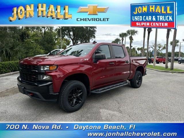 Certified 2019 Chevrolet Silverado 1500 Custom with VIN 3GCPYCEF5KG145992 for sale in Daytona Beach, FL