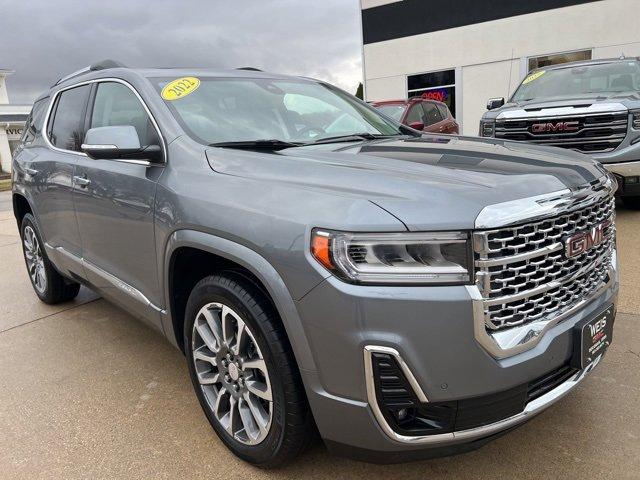 Used 2022 GMC Acadia Denali with VIN 1GKKNXLS9NZ119737 for sale in Decorah, IA