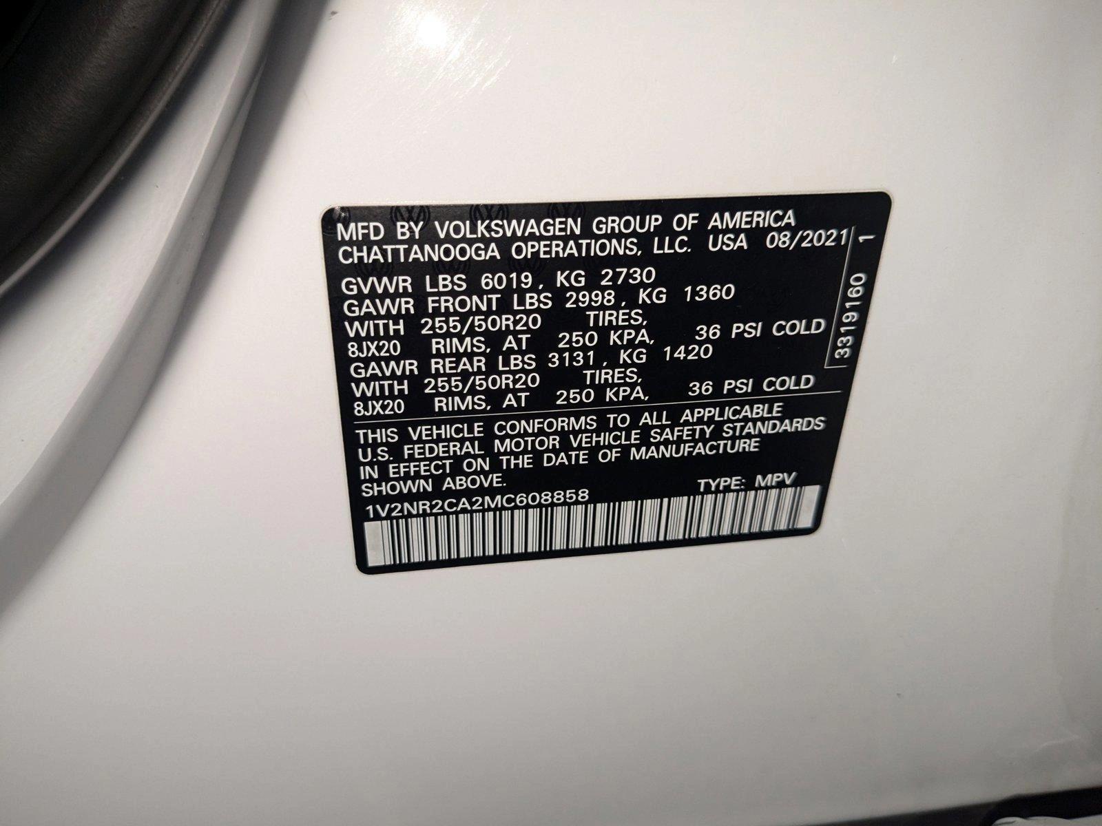 2021 Volkswagen Atlas Vehicle Photo in MIAMI, FL 33134-2699