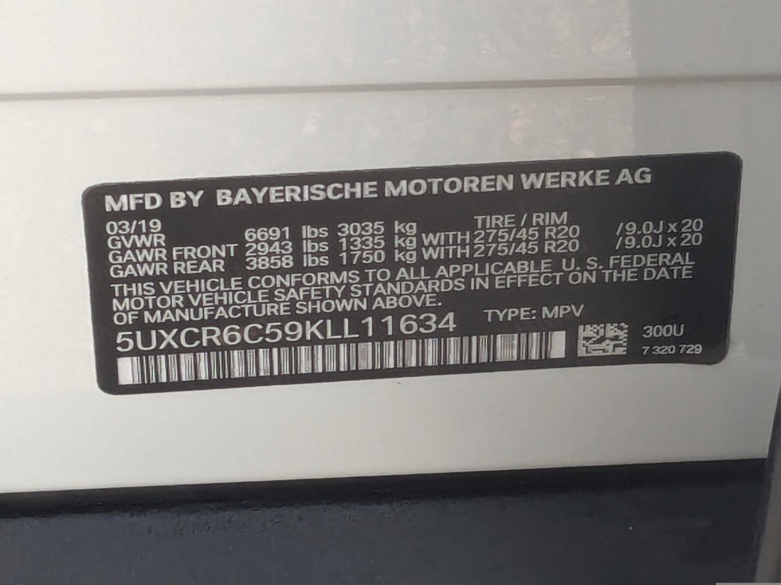 2019 BMW X5 xDrive40i Vehicle Photo in Towson, MD 21204