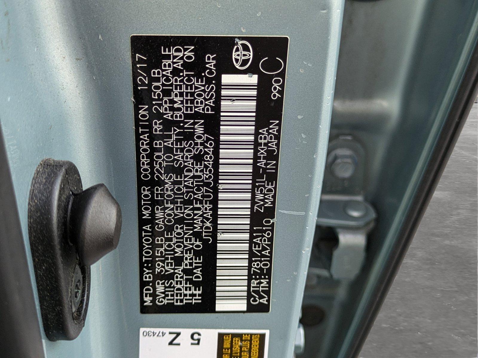 2018 Toyota Prius Vehicle Photo in CLEARWATER, FL 33764-7163