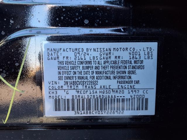 2025 Nissan Sentra Vehicle Photo in Oshkosh, WI 54904