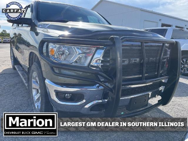 Used 2021 RAM Ram 1500 Pickup Big Horn/Lone Star with VIN 1C6SRFBT7MN655829 for sale in Marion, IL