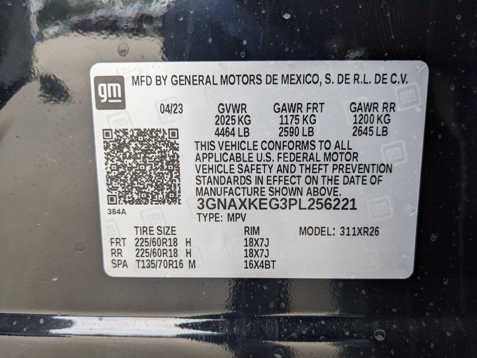 2023 Chevrolet Equinox Vehicle Photo in HOUSTON, TX 77034-5009