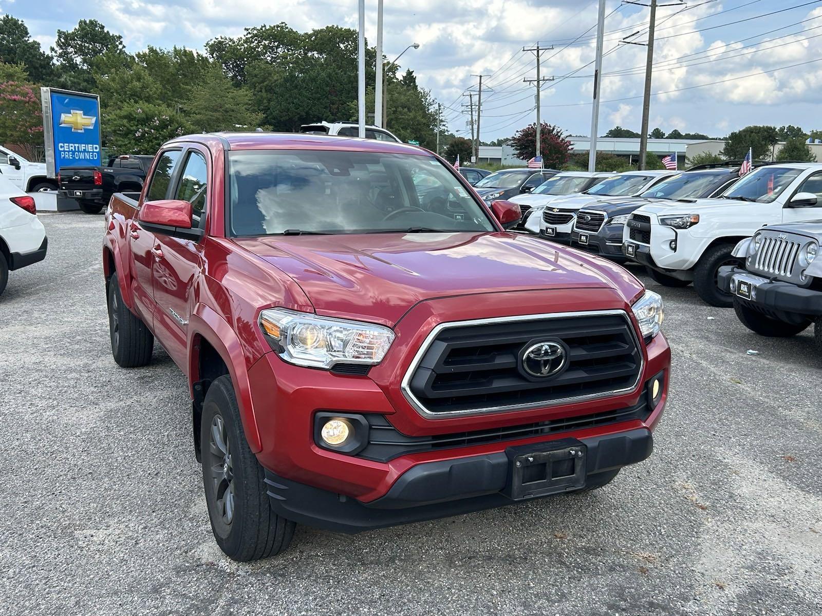 Used 2022 Toyota Tacoma SR5 with VIN 3TMCZ5AN1NM466910 for sale in Virginia Beach, VA