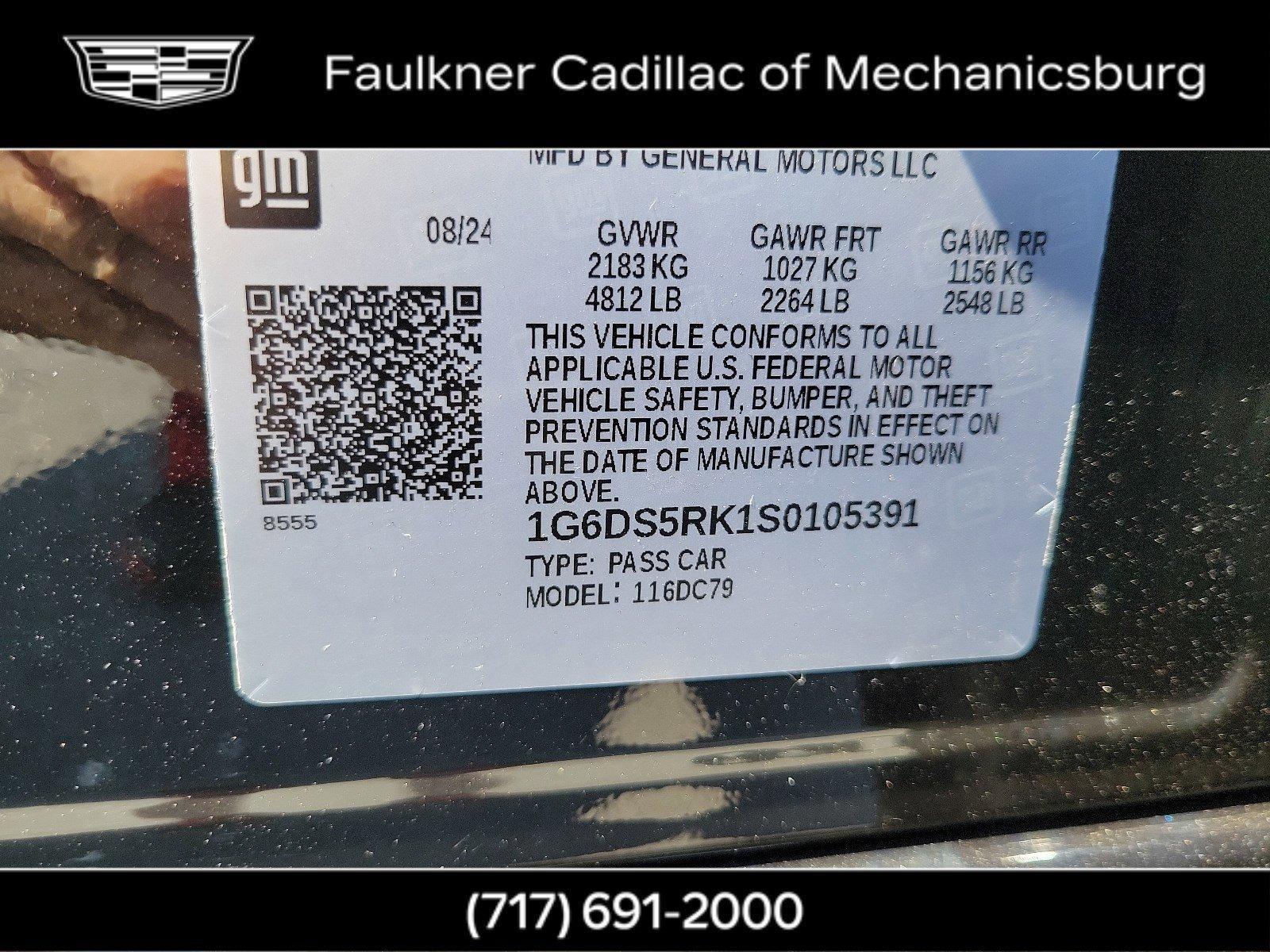 2025 Cadillac CT5 Vehicle Photo in MECHANICSBURG, PA 17050-1707