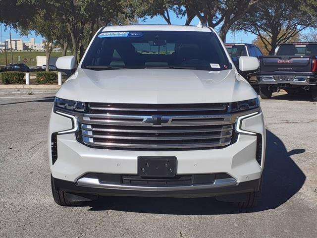 Certified 2021 Chevrolet Tahoe High Country with VIN 1GNSKTKL5MR234123 for sale in Denton, TX