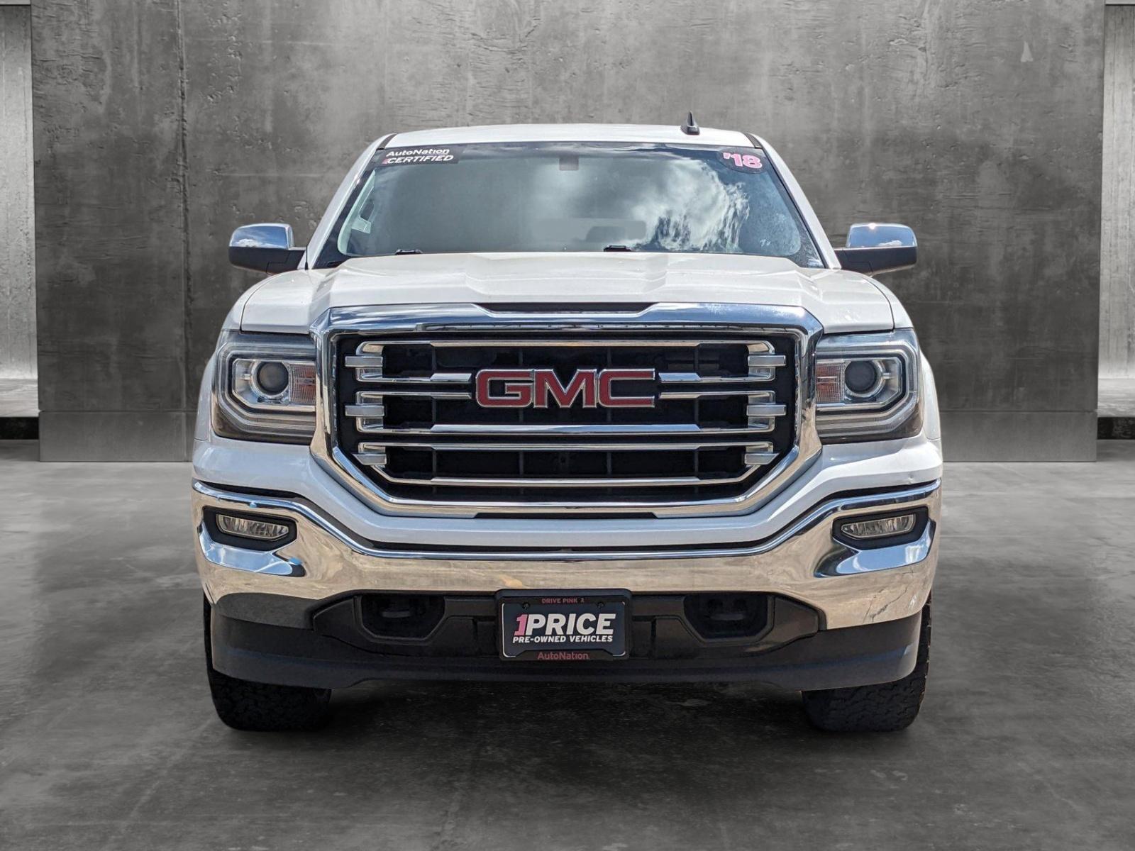 Used 2018 GMC Sierra 1500 SLT with VIN 3GTU2NEC6JG620778 for sale in Houston, TX