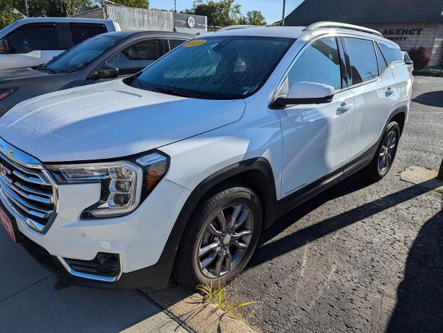 Used 2023 GMC Terrain SLT with VIN 3GKALVEG4PL132422 for sale in Rose City, MI