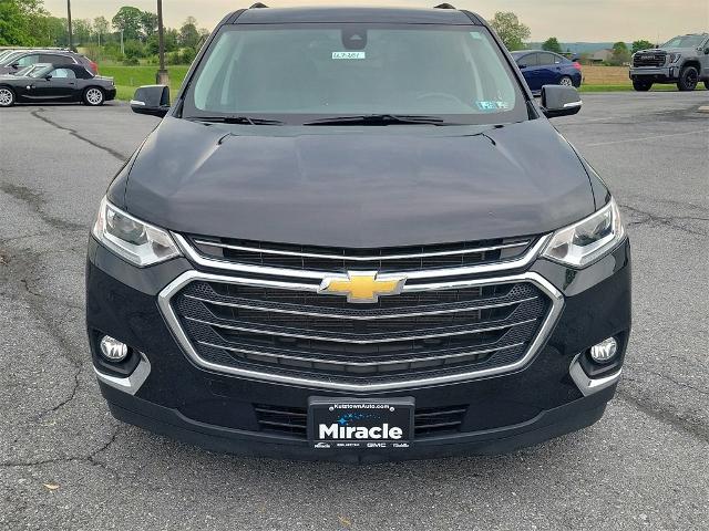 Certified 2021 Chevrolet Traverse 1LT with VIN 1GNEVGKWXMJ101586 for sale in Fleetwood, PA