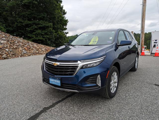 Certified 2022 Chevrolet Equinox LT with VIN 3GNAXUEV2NS222624 for sale in Augusta, ME