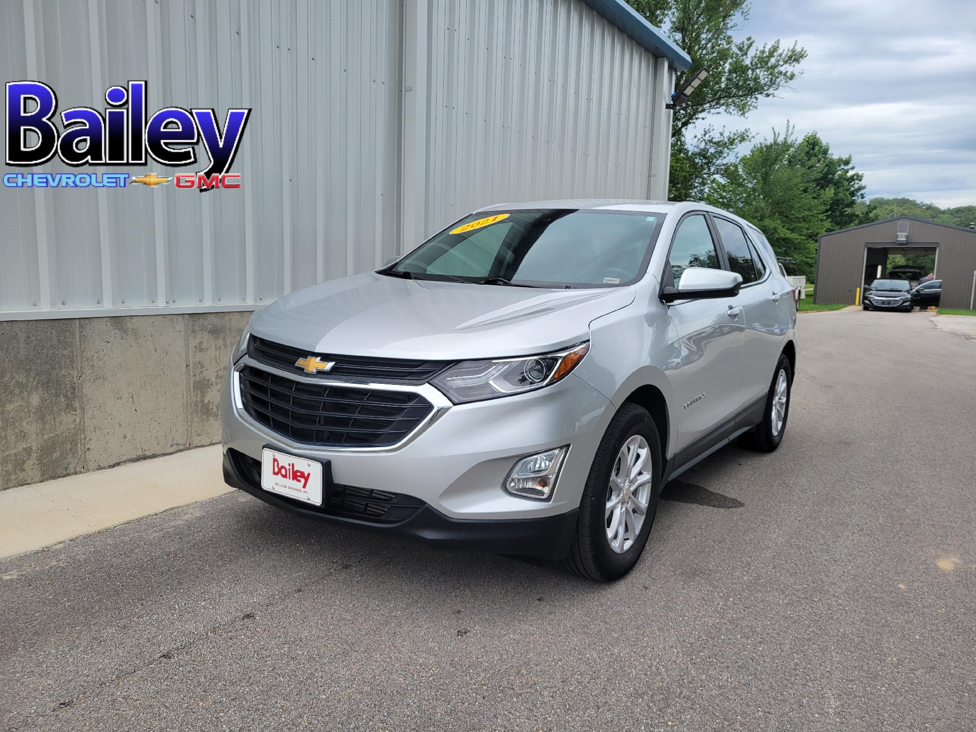 Certified 2021 Chevrolet Equinox LT with VIN 3GNAXKEV3MS125354 for sale in Willow Springs, MO