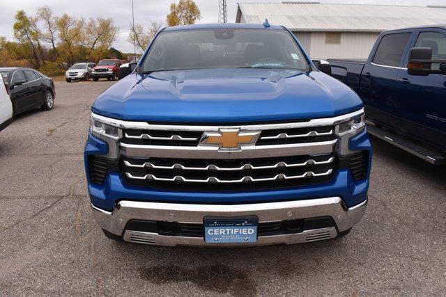 Certified 2022 Chevrolet Silverado 1500 LTZ with VIN 1GCUDGED8NZ608782 for sale in Alexandria, MN