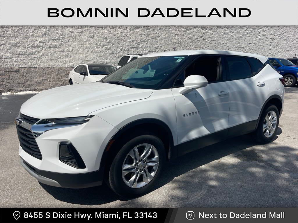 Used 2022 Chevrolet Blazer 2LT with VIN 3GNKBCR41NS182891 for sale in Miami, FL