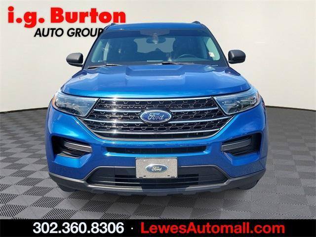 Used 2021 Ford Explorer XLT with VIN 1FMSK8DH3MGB77250 for sale in Lewes, DE