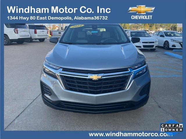 Used 2024 Chevrolet Equinox LS with VIN 3GNAXHEG4RL209303 for sale in Demopolis, AL