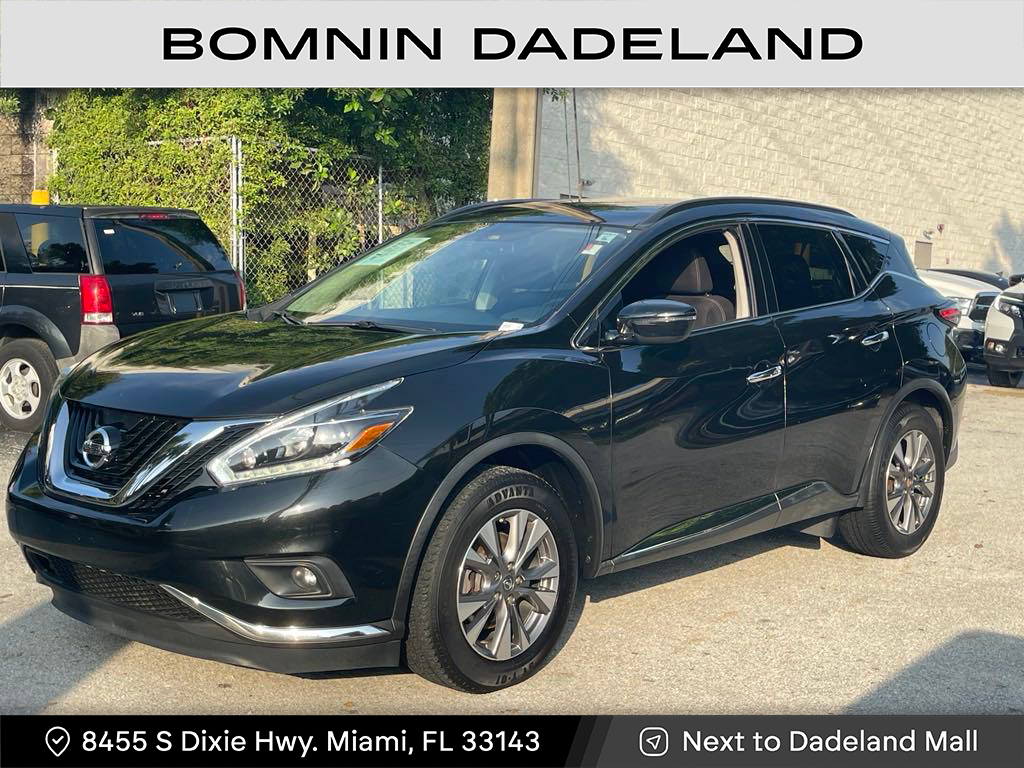 Used 2018 Nissan Murano SV with VIN 5N1AZ2MG9JN123843 for sale in Miami, FL