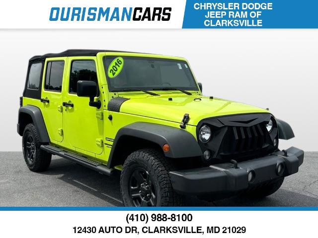 2016 Jeep Wrangler Unlimited Vehicle Photo in Clarksville, MD 21029