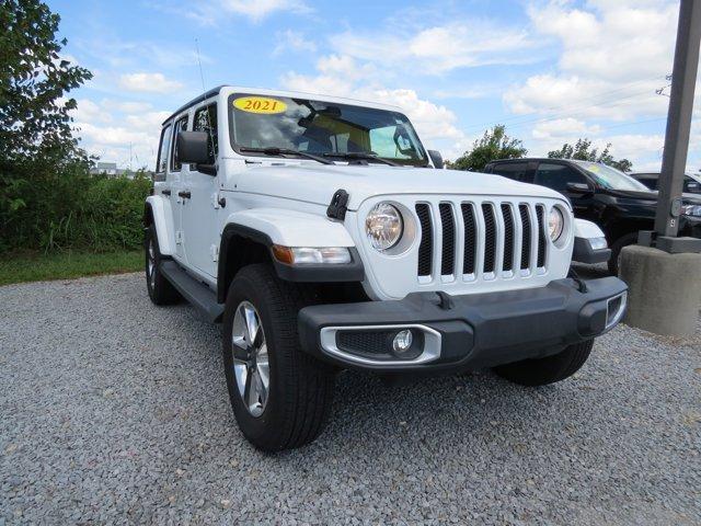 Used 2021 Jeep Wrangler Unlimited Sahara with VIN 1C4HJXEN7MW624314 for sale in Ayden, NC